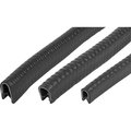 Kipp Edge Protection Profile Without Seal 5000X6, 5X10, Form:A, Pvc Black K1367.010X5000